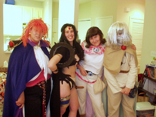 Me and friends on Halloween 2002